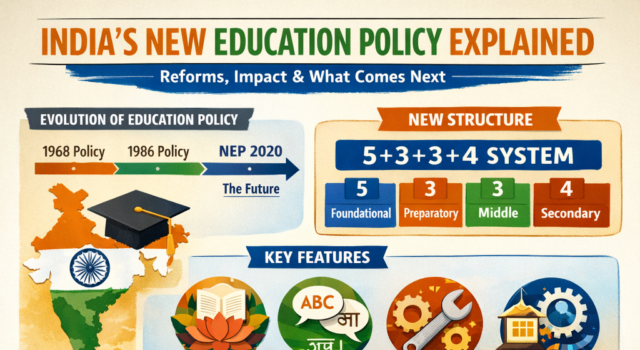 India’s New Education Policy Explained — A Deep Dive into Reforms, Impact, and What Comes Next India’s New Education Policy Explained